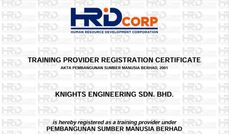 Knights Engineering : HRD Corp Certified Training Provider